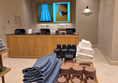 Mostrador de atención al cliente del establecimiento Mango Home