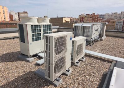 Unidades exteriores del sistema de climatización VRV Mitsubishi Electric