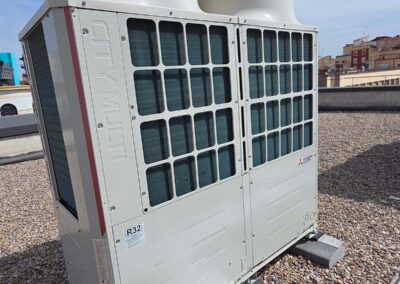 Unidad exterior Mitsubishi Electric del sistema VRV híbrido R-32