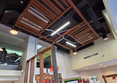 Sistema de climatización VRV Mitsubishi Electric en Burger King