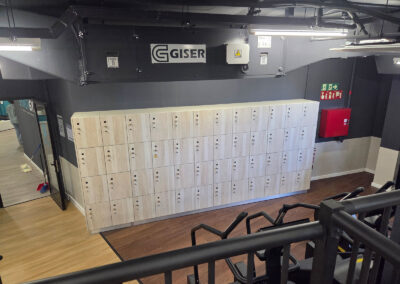 Sistema de renovación de aire con recuperadores Giser en gimnasio Synergym